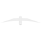 Ekena Millwork Bellingham Architectural Grade PVC Gable Bracket, 60"W x 10"H x 2"D x 4"F, 4/12 Pitch GBP060X10X0204BEL00 - alternate 4
